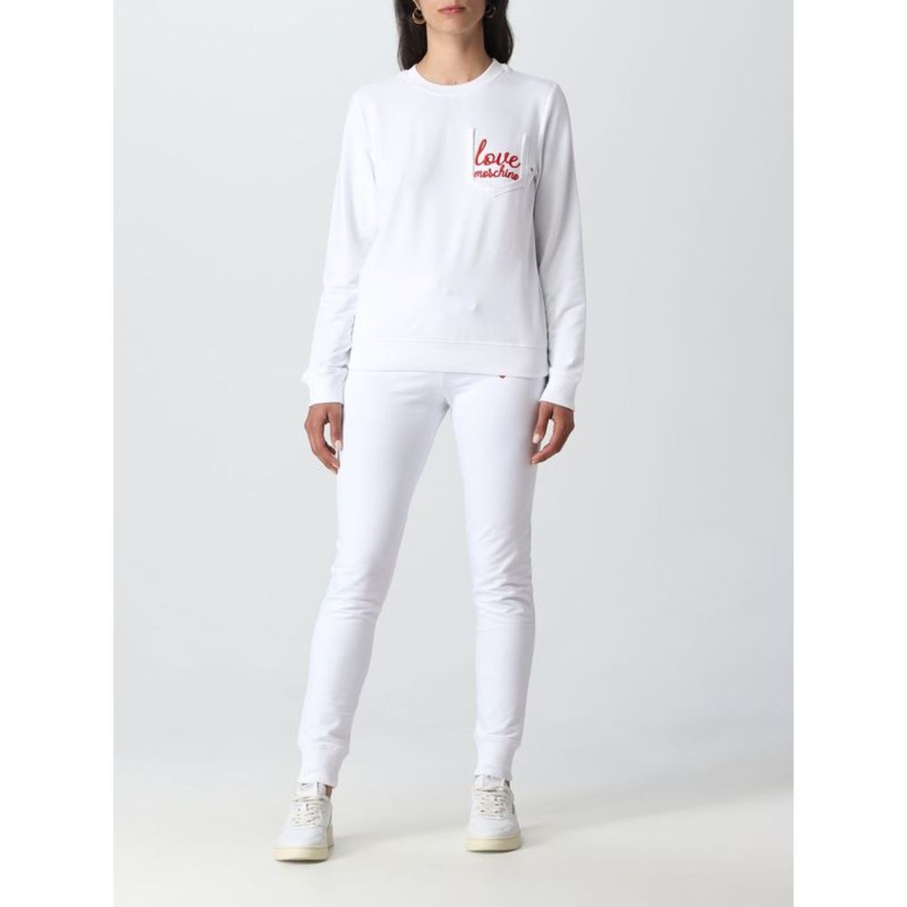 Love Moschino Pants Woman White - Picture 2 of 3